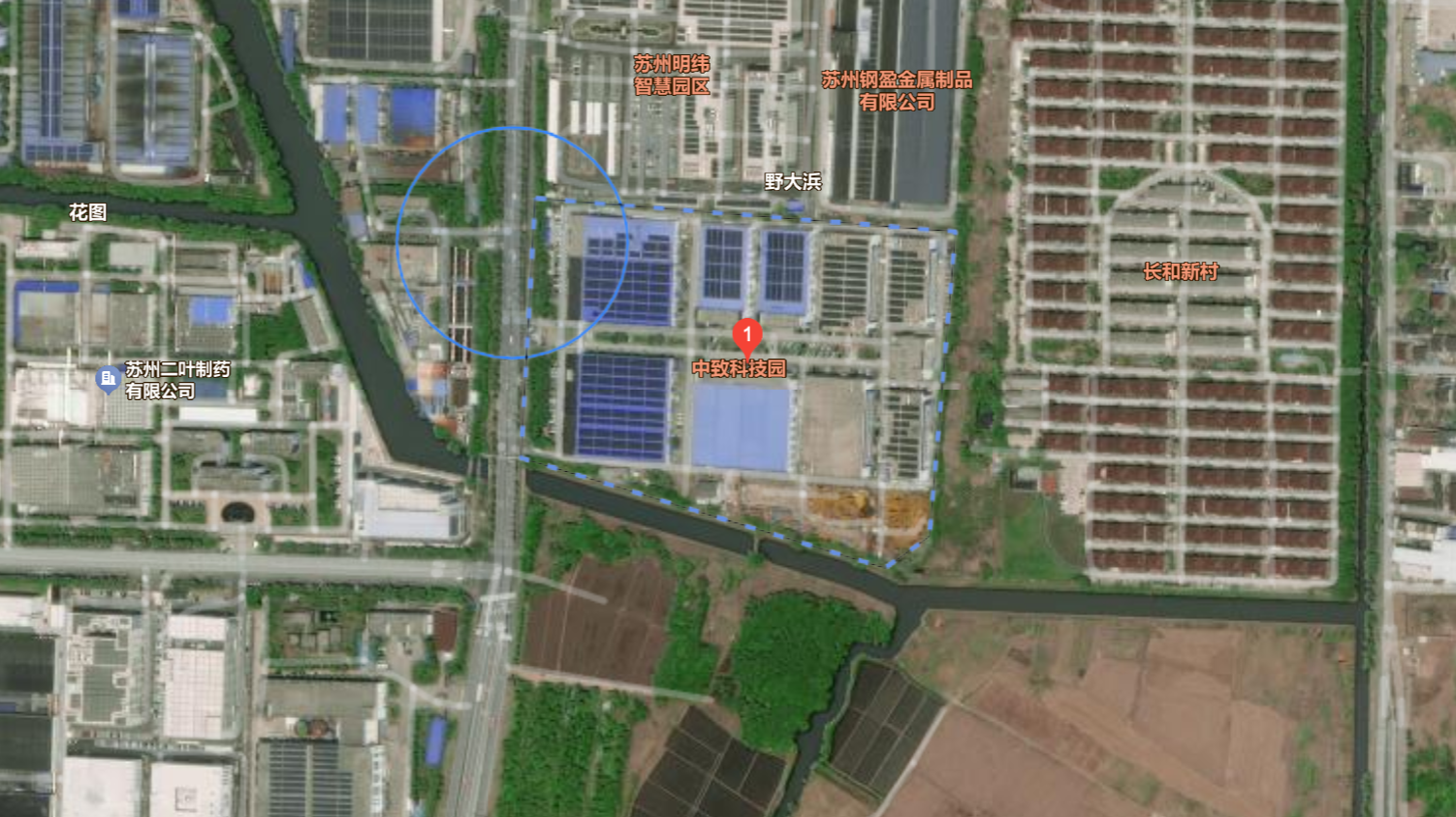 丰颐昌健康科技公司位置导航图